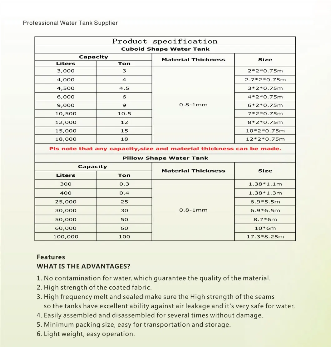 Durable Liquid Storage Bladder Tanks 5