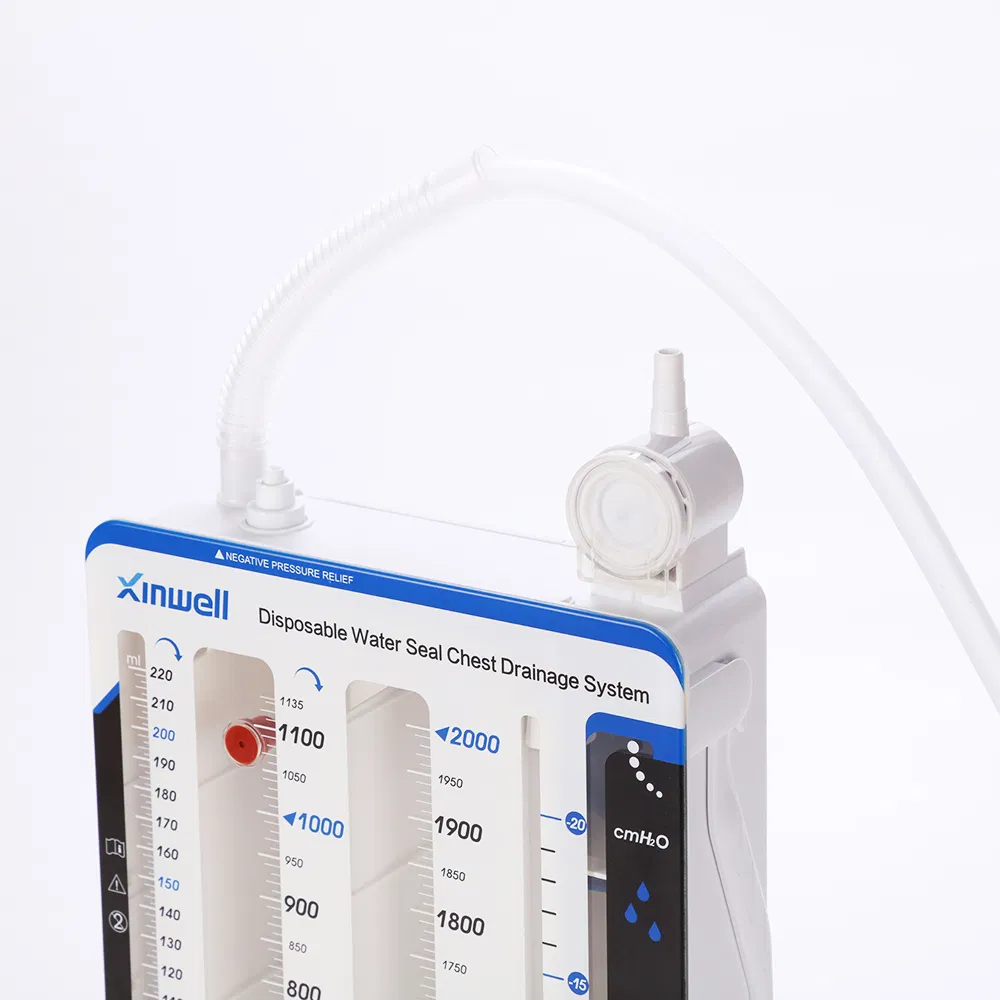 Medical Supply Water Seal Chest Drainage Systems