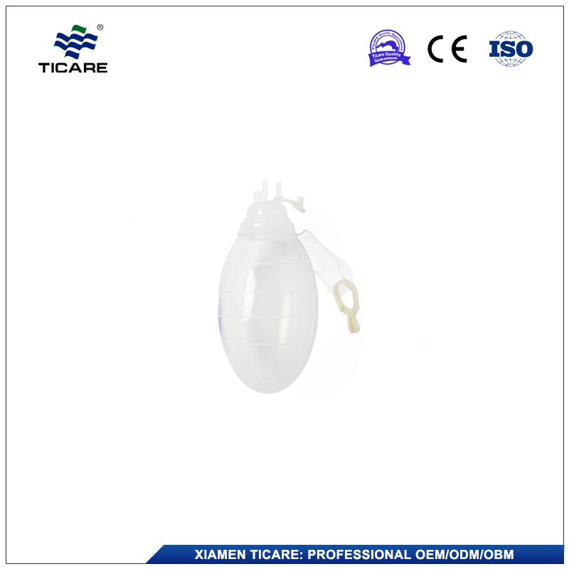 Silicone Wound Drainage Reservoir System with 100ml 200ml Bulb