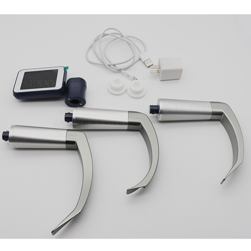 Sy-P020n Medical Equipment Cheap Video Laryngoscope with 6 Blades for Animal/Human
