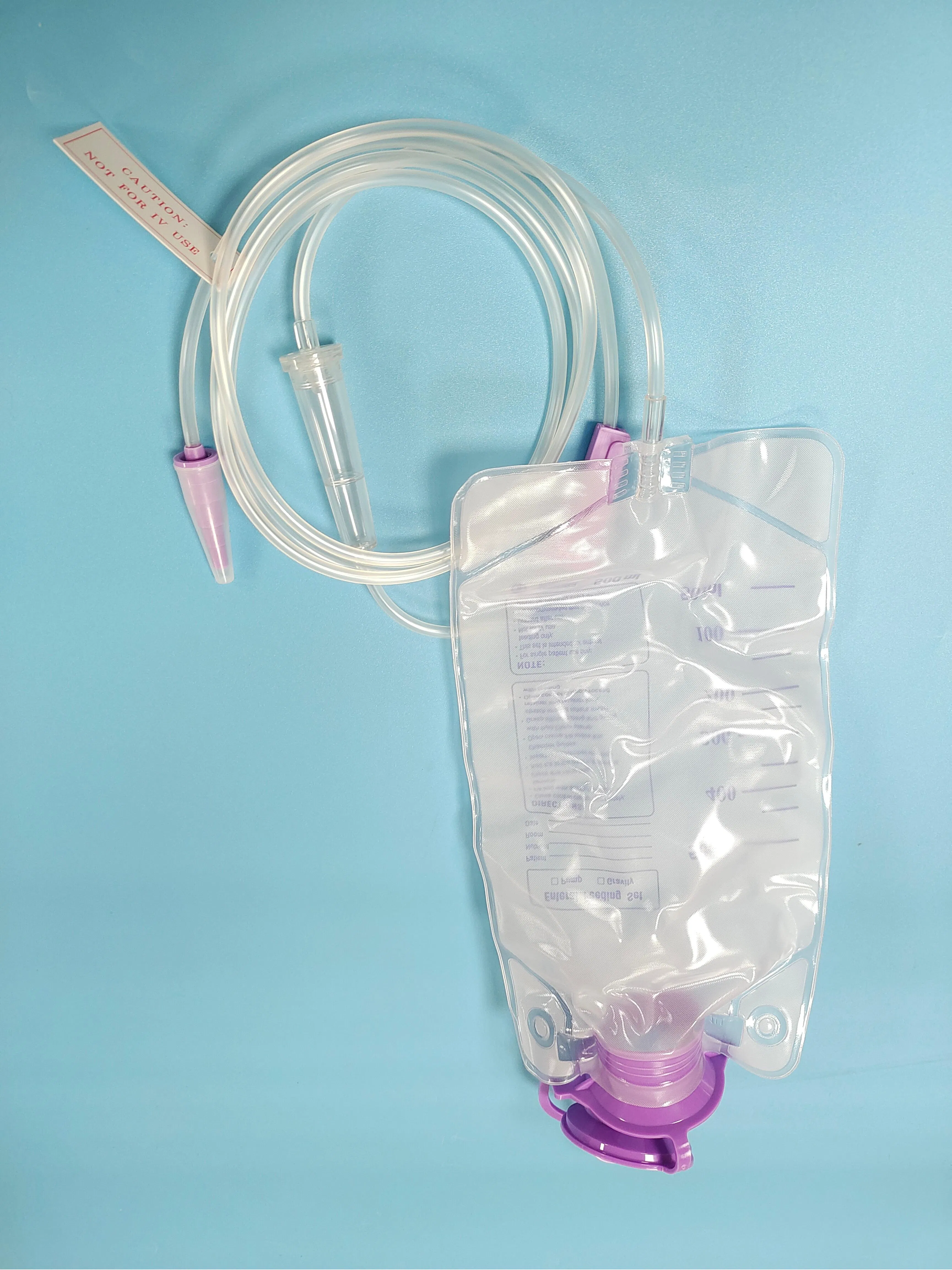 Premium Quality PVC Enteral Nutrition Feeding Bag for Hospitals