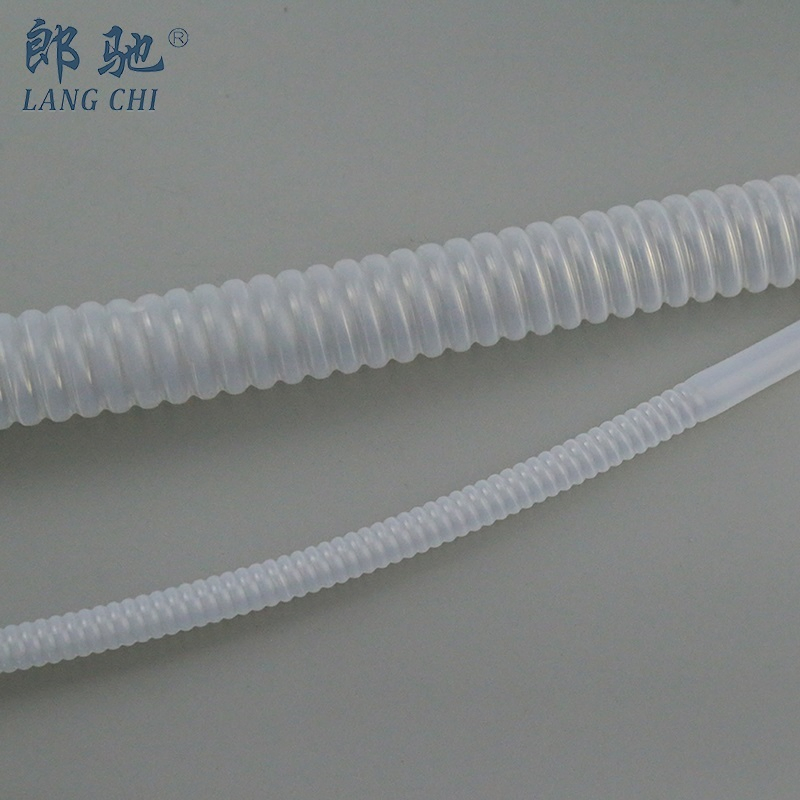 Durable Anti Corrosion Heat Resistant Fluid Transfer Solution From Reliable Supplier PFA Corrugated Hose