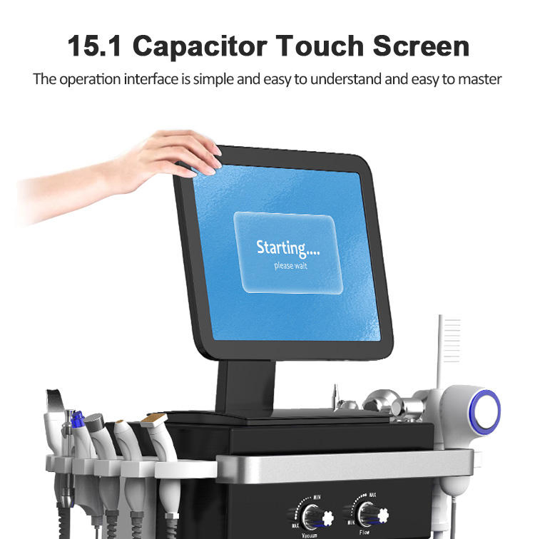 Skin-Beauty-Equipment 11 in 1 Hydro Dermabrasion Aqua Pure Oxygen Microdermabrasion Hydra Hydro Therapy Facial Hydrodermabrasion Beauty Salon Equipment