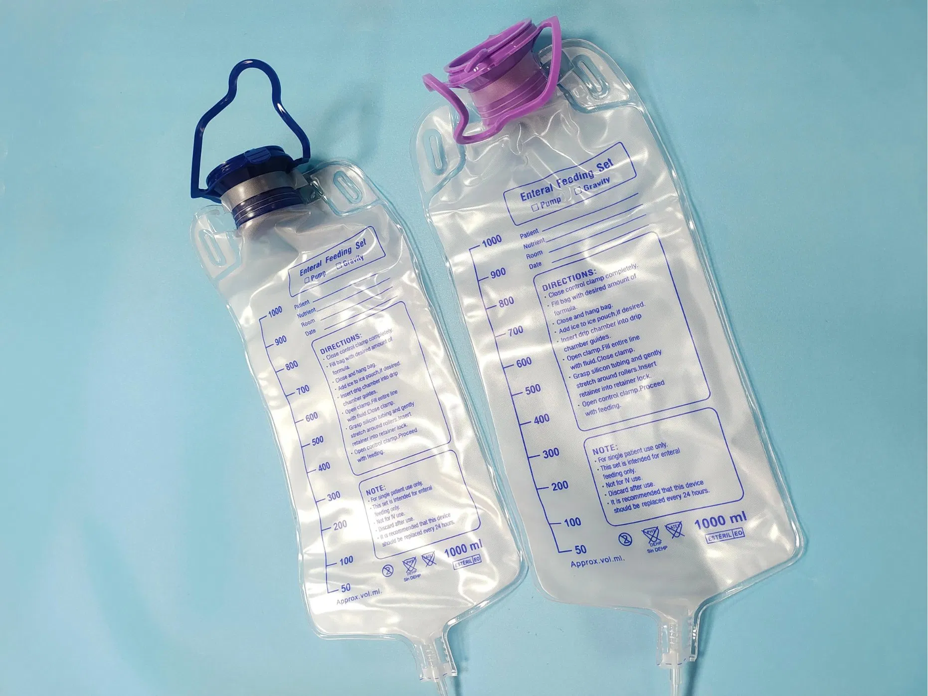 High-Performance Medical Pump System with Sturdy PVC Nutrition Bag