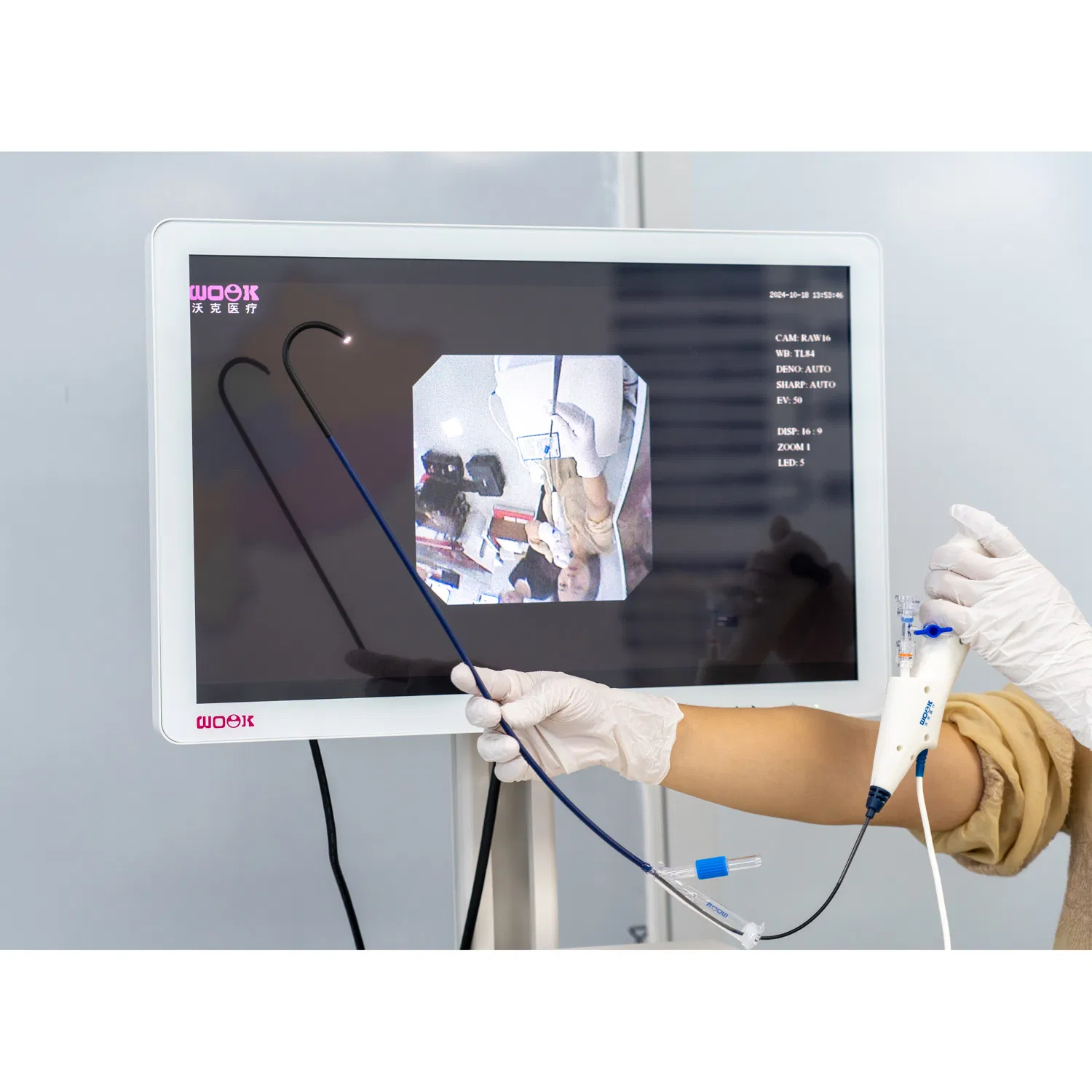 Medical Diagnostic Equipment Single Use Electronic Ureteroscope for Urological Surgery