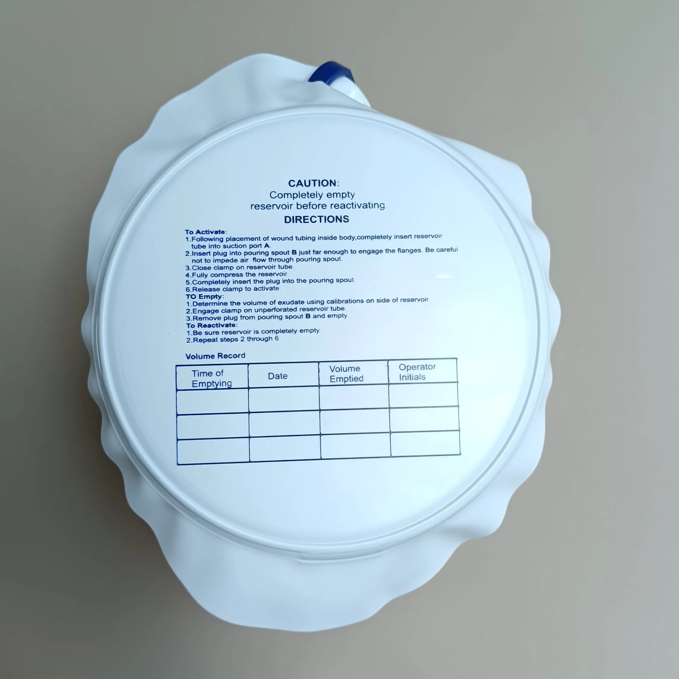 Wholesale Wound Drainage System with Evacuator and Tubes