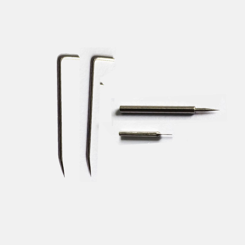 Minimally Invasive Tungsten Needle 10 Micron Tip Beveled Shape with Minimal Scarring
