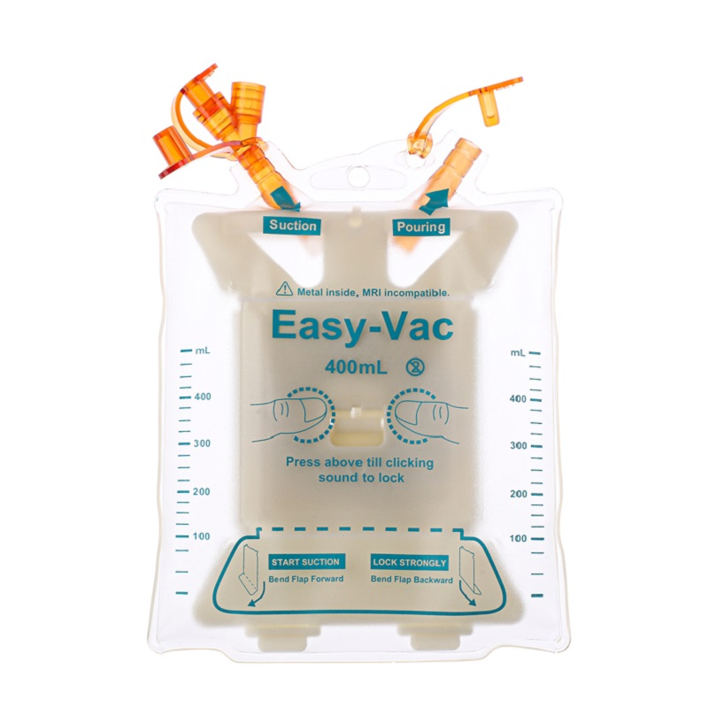 PVC Medical Wound Drainage System Hollow Spring Type