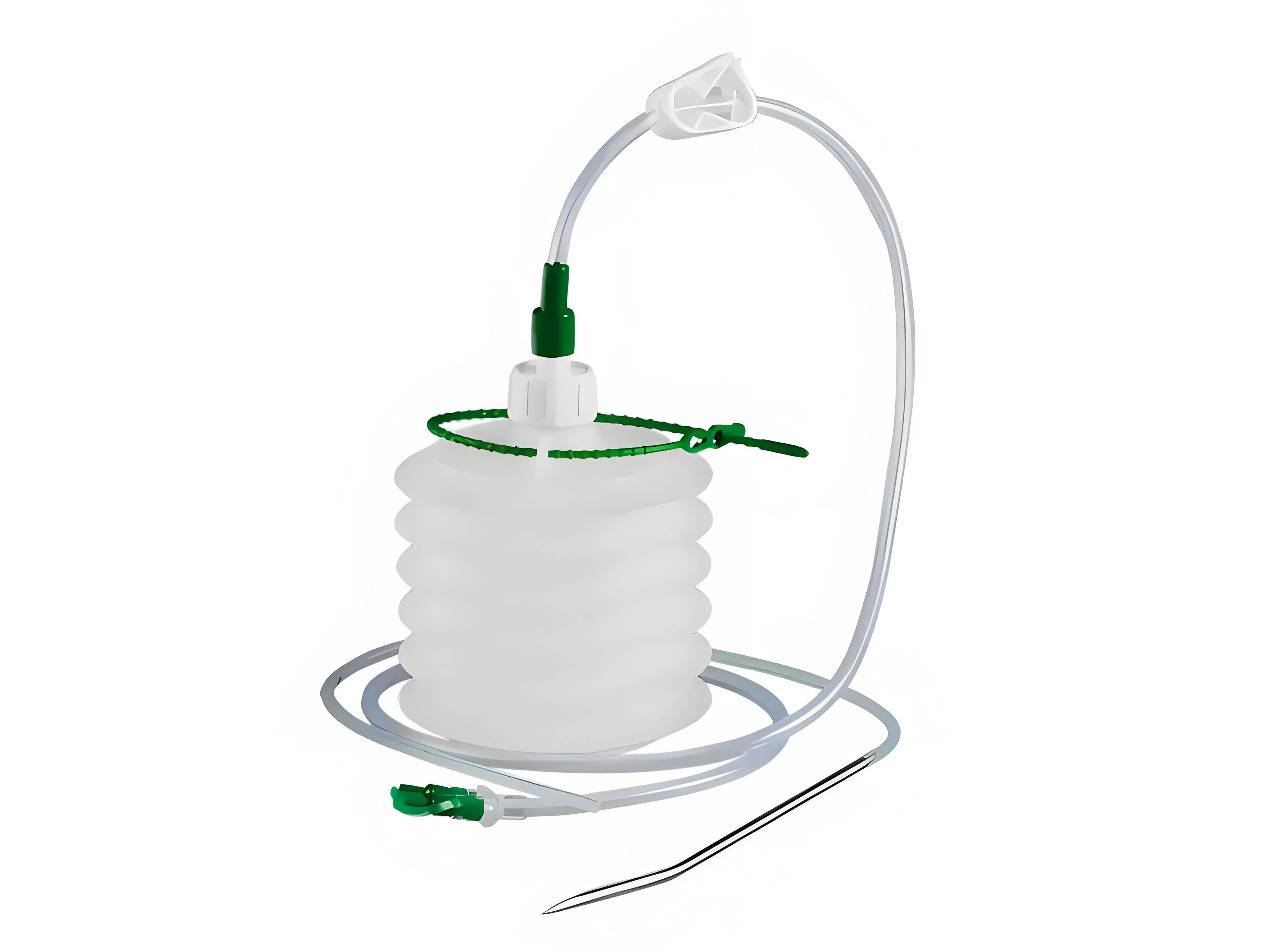 Disposable PVC/Silicone Closed Wound Drainage System (Hollow)