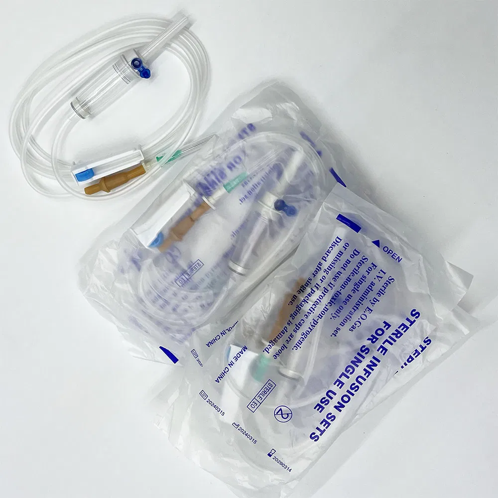 Innovative Infusion Set IV Set with Needle and Catheter for Enhanced Infusion Sterile Infusion Sets with Needle High Standard Medical Equipment