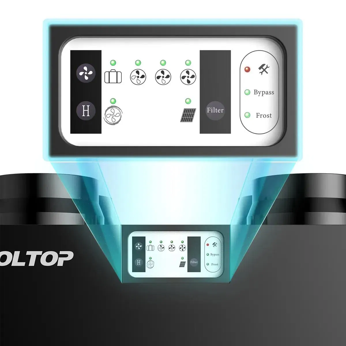 Holtop Factory Wholesale Phi Mechanical Ventilation System with Heat Recovery Heat Recuperators