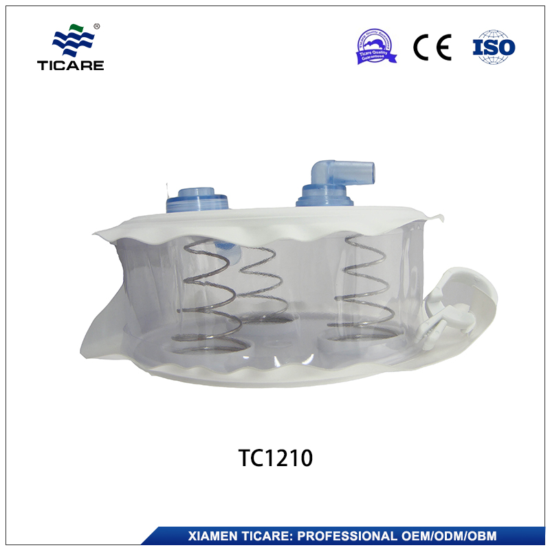 Hospital 400ml Wound Drainage System with 12fr 14fr 16fr Tube