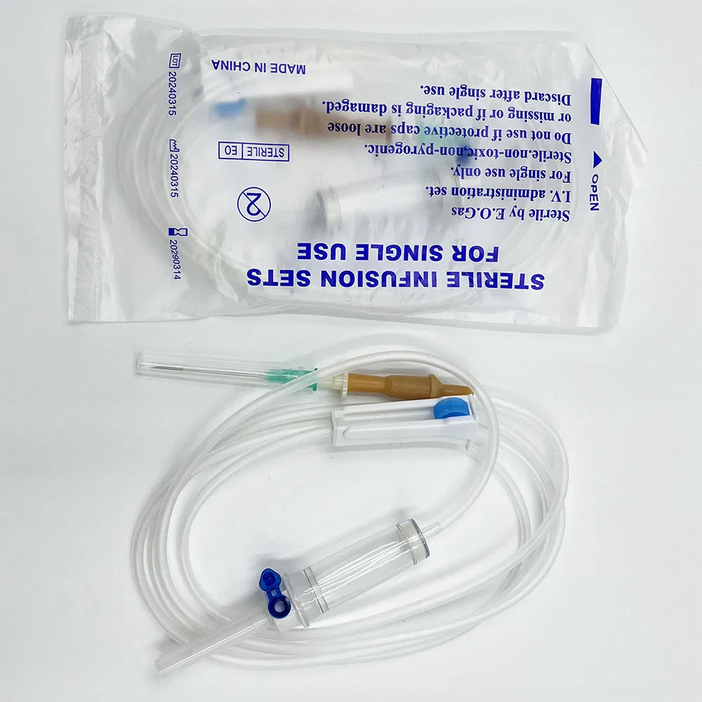 Innovative Infusion Set IV Set with Needle and Catheter for Enhanced Infusion Sterile Infusion Sets with Needle High Standard Medical Equipment