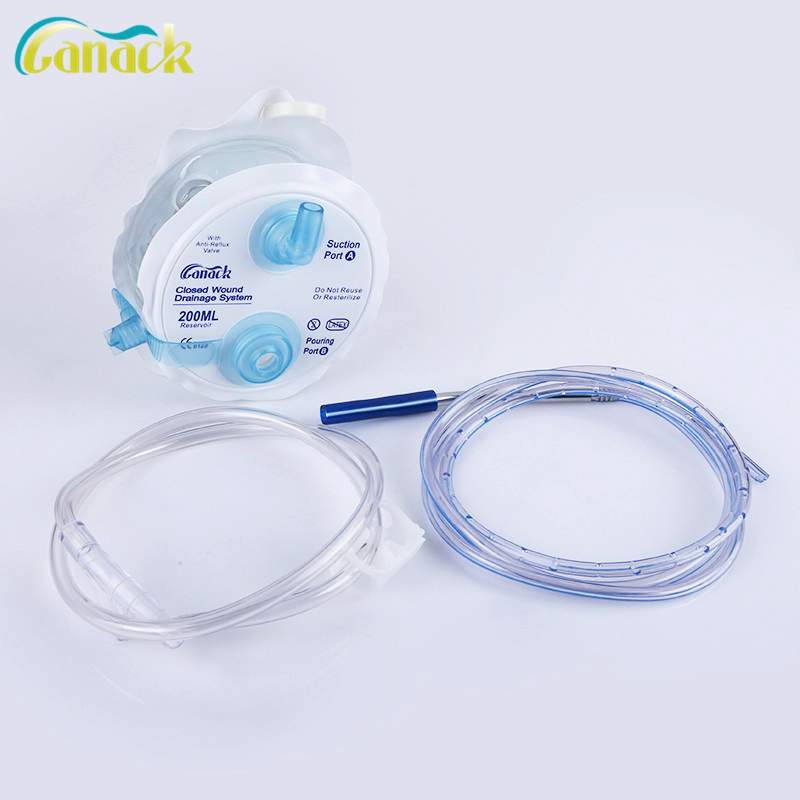 Medical Supply PVC Wound Drainage System with Medical Tube