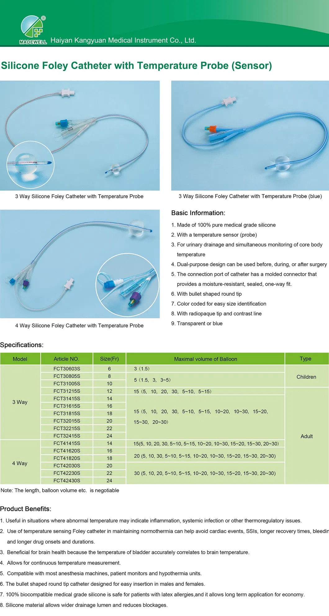 Silicone Foley Catheter Detail 1