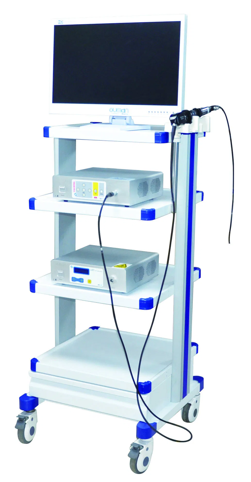 Ouman Om-Tce Metal Trolley Cart for Endoscopy Camera System Use