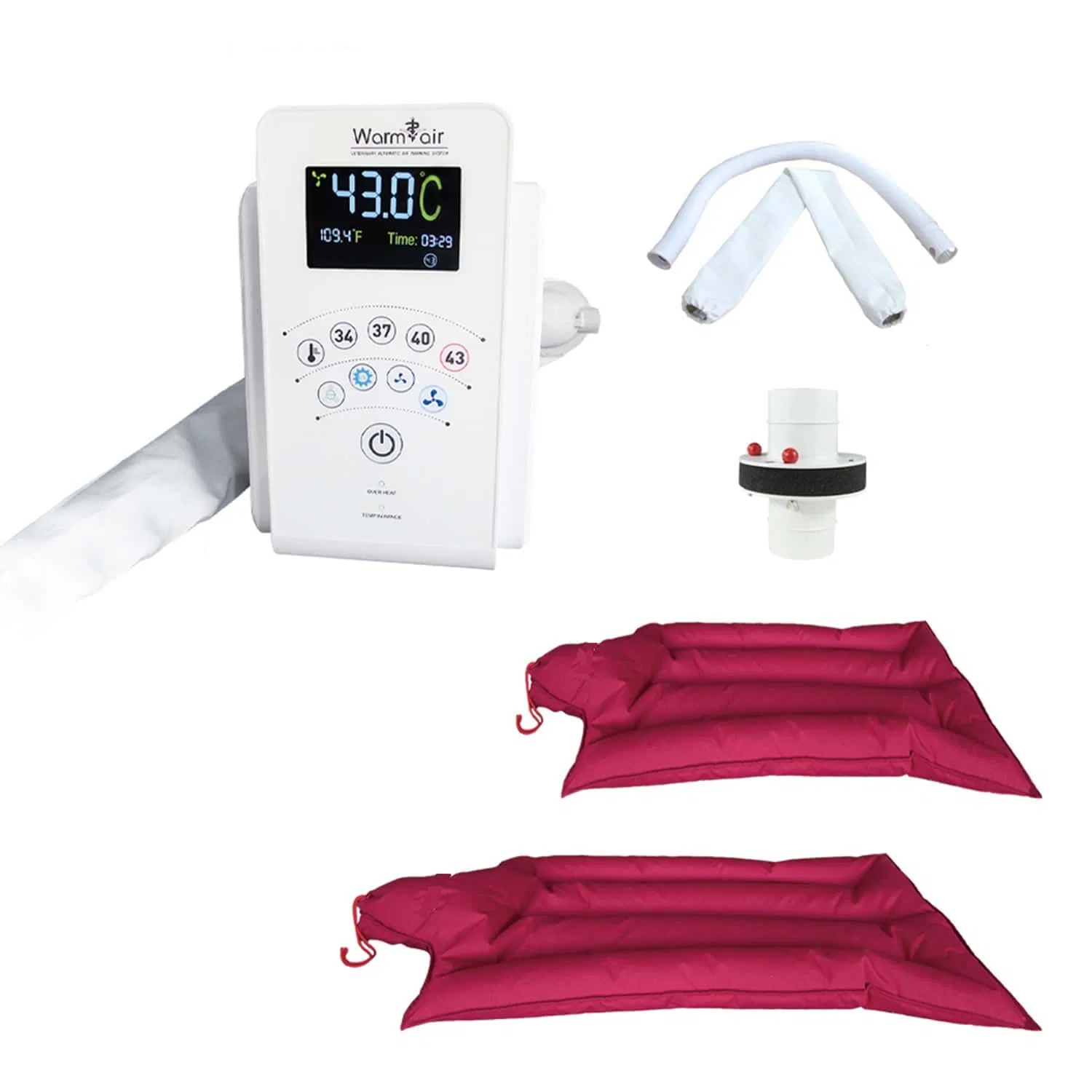Patient Warming System Surgery with Reusable Pet Electric Thermal Blanket Veterinary Automatic Air Warming System