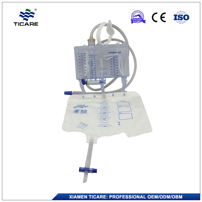 Silicone Wound Drainage Reservoir System with 100ml 200ml Bulb