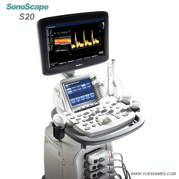 S20 Mobile Trolley Color Doppler Machine