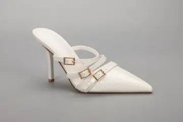 White Casual Ladies Pumps Heels