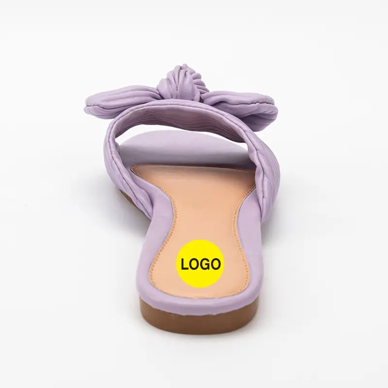 Wholesale Elegant Custom Women's Flat with Bow Manufacturers, Manufacturer