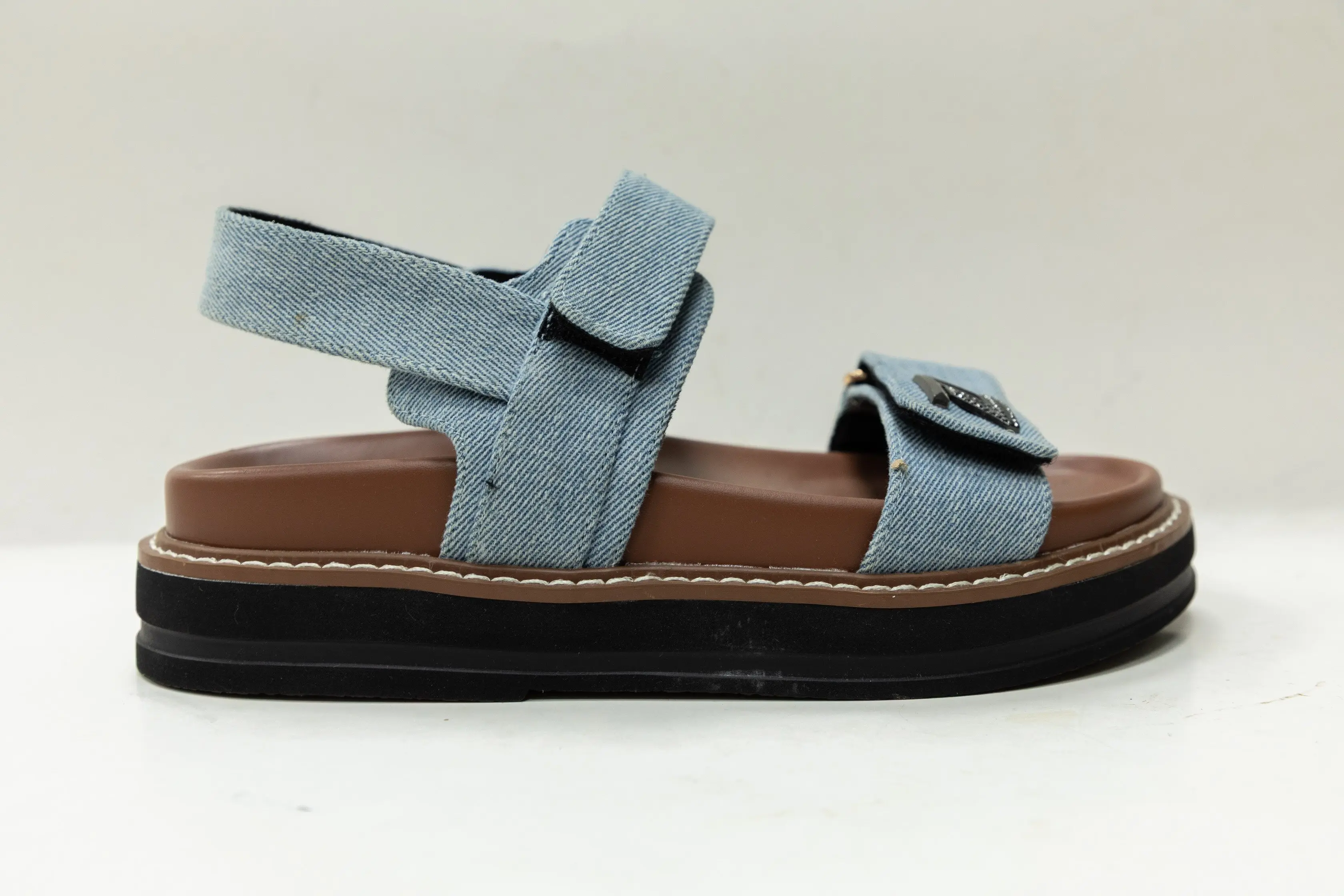 Custom Thick Sole Cement Women Sandals (OEM/ODM Available)