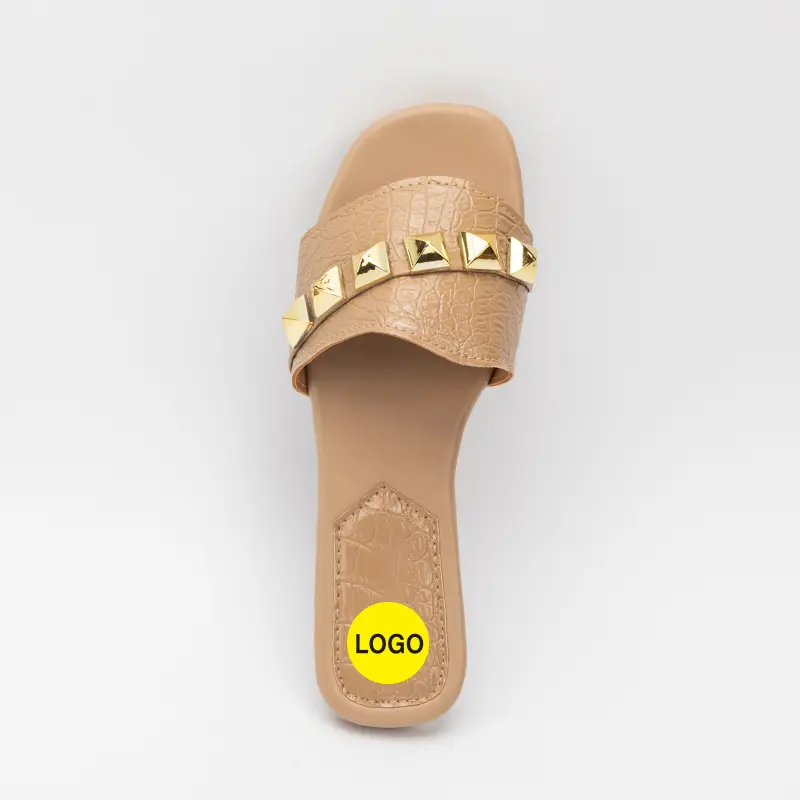 Custom Women’s Flat with Rivets