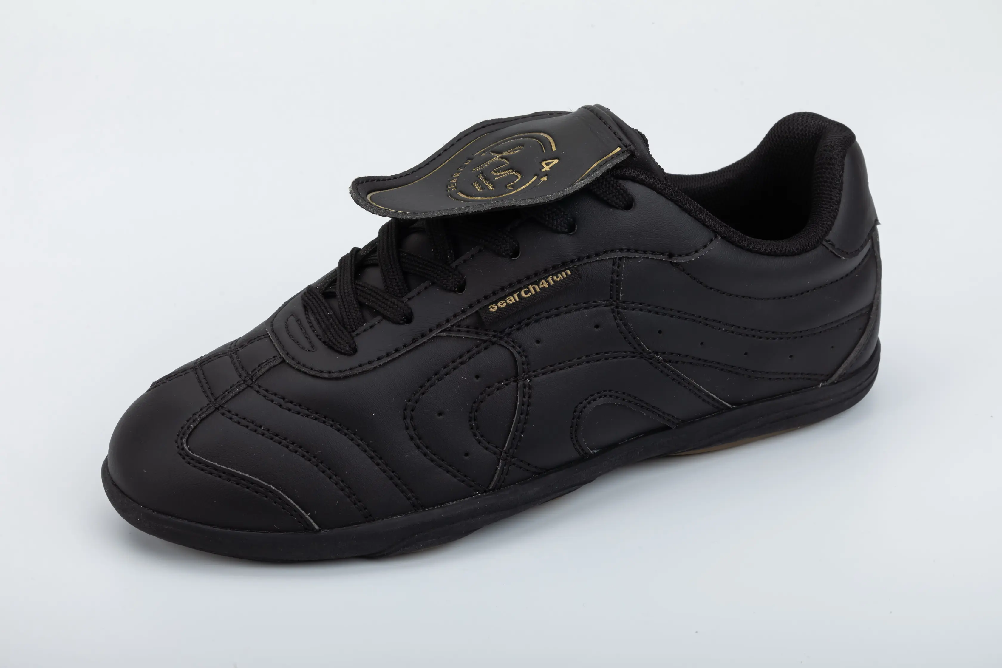 Custom White PU Casual Sneakers with Brown Rubber Sole for Unisex Wholesale