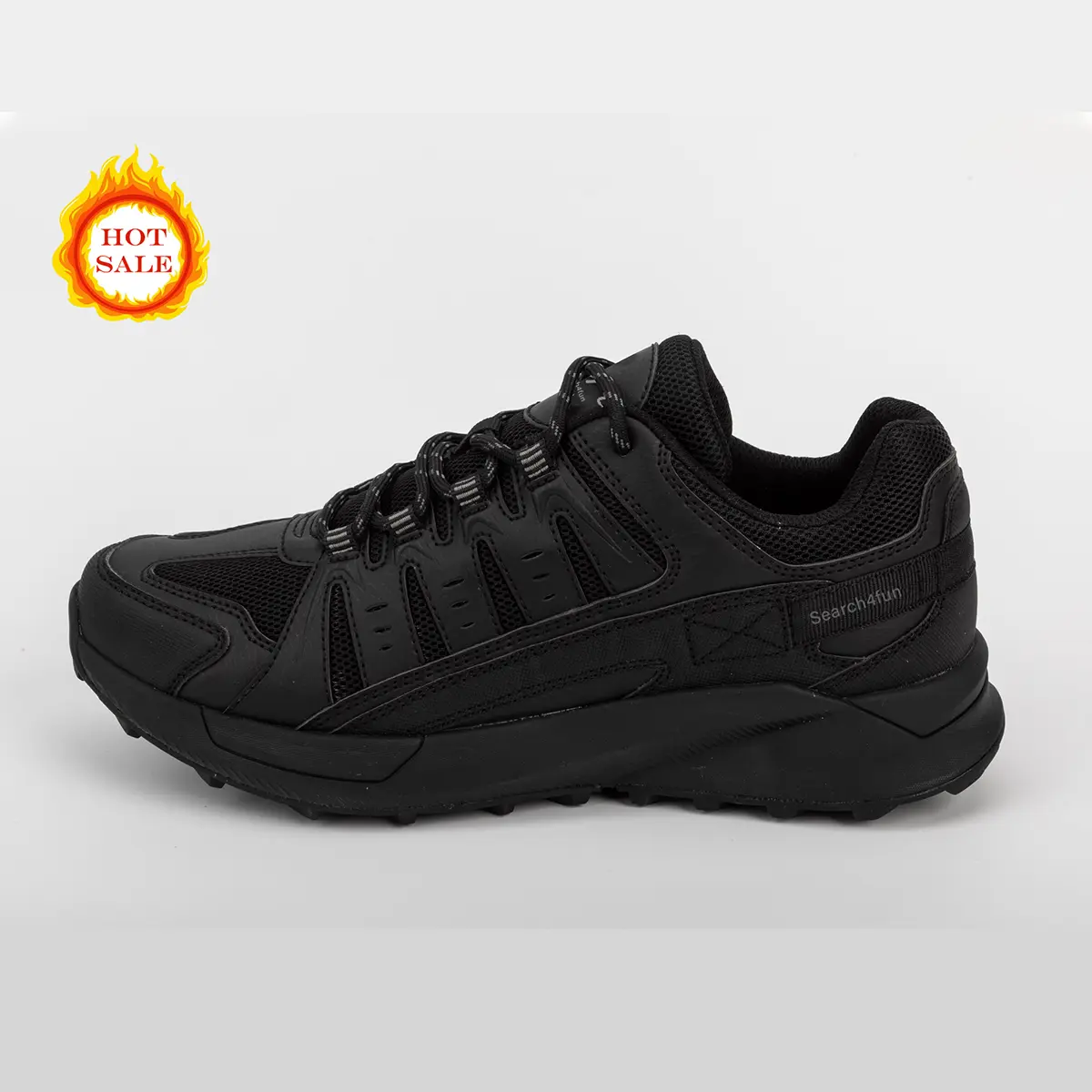 Custom ODM Mountaineering Waterproof Low Top Men Hiking Shoes
