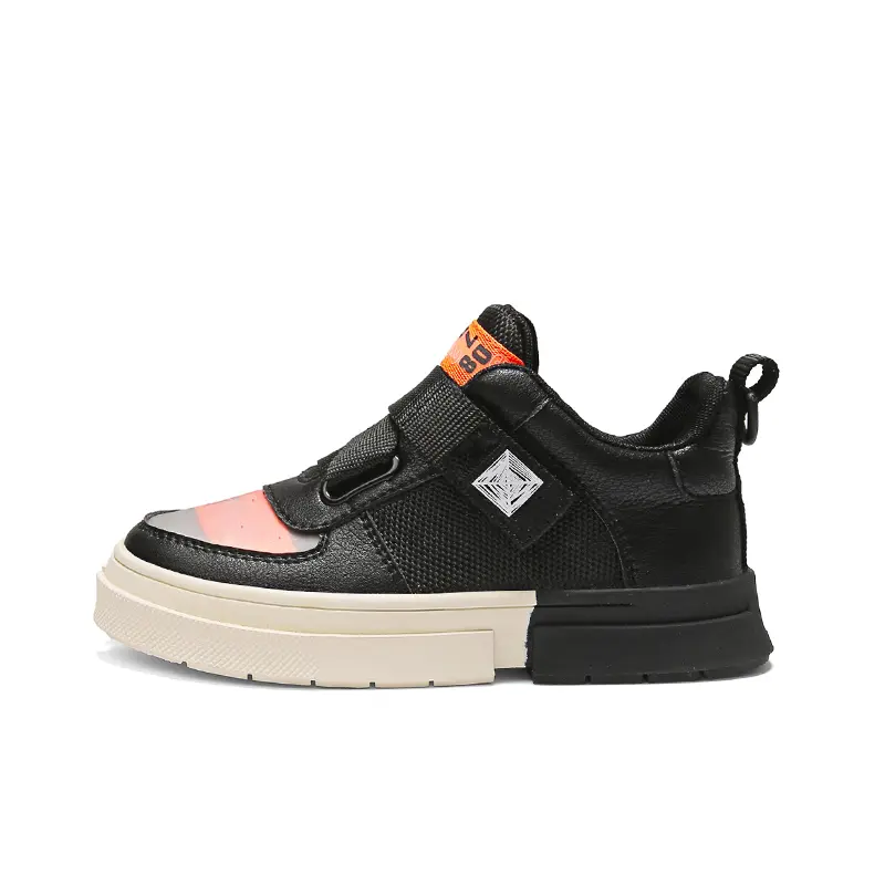 OEM ODM Genuine Leather Upper Children Walking Shoes