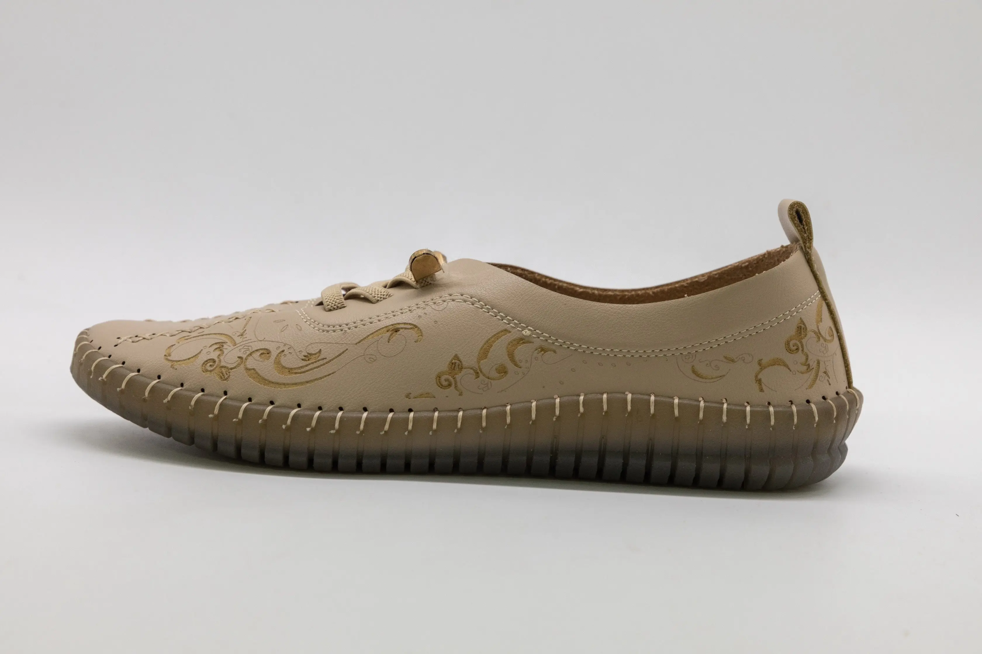 Custom Slip-On Laser Upper Women Office Loafers OEM | ODM | Tailored for Comfort and Style