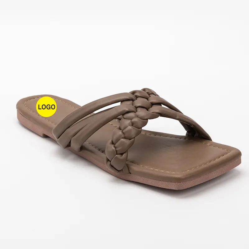 Best European Women's Flat Sandals with Exquisite Decoration Service, Factories
