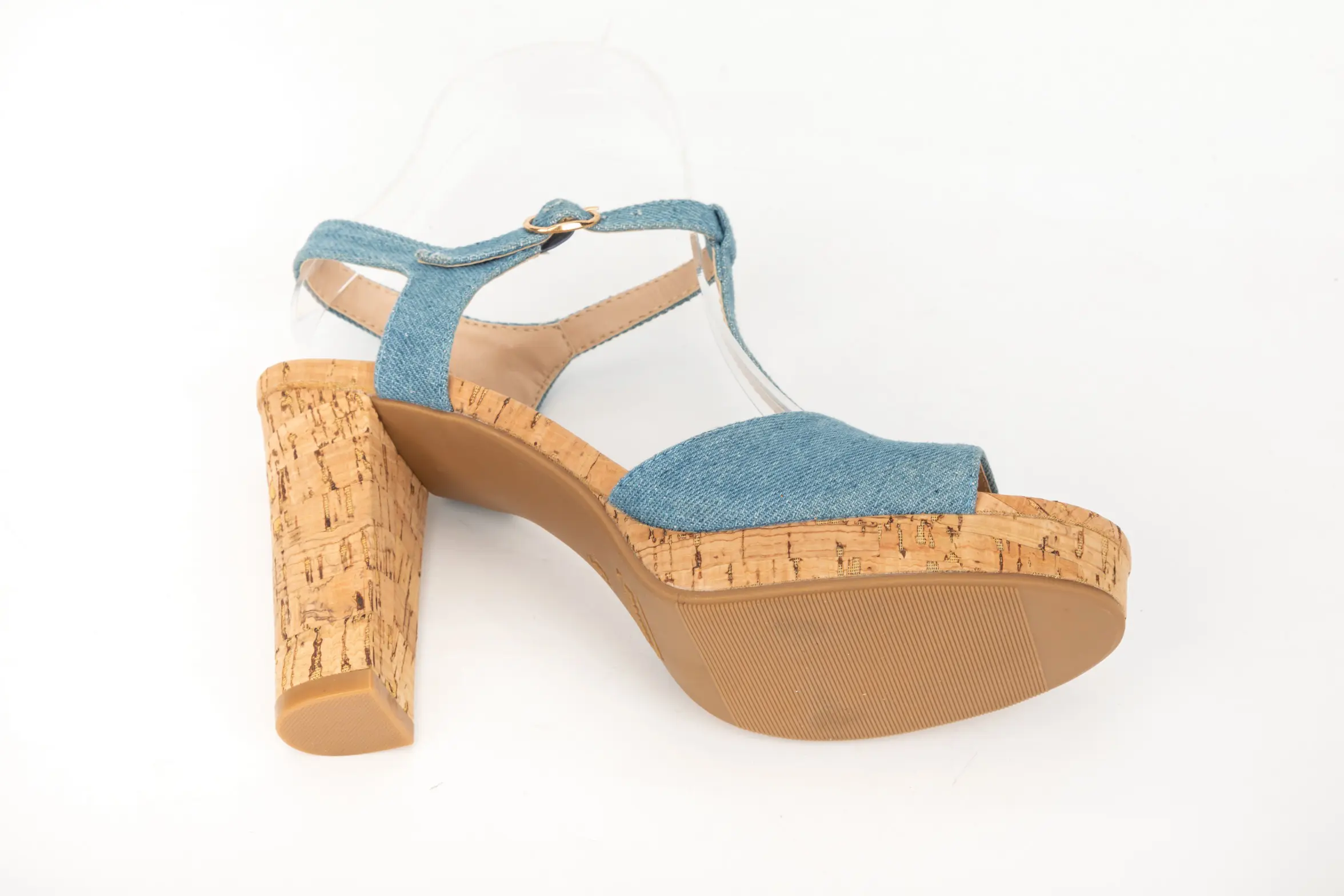 OEM Women's High Heels with Cork Print Factory, Factories