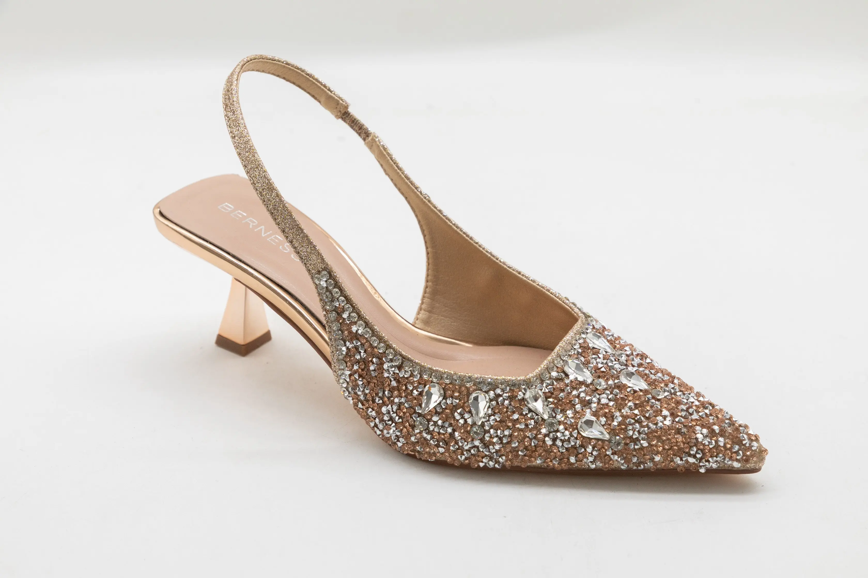 Custom Rhinestone Fashion Comfort Ladies Heels – OEM ODM Supplier