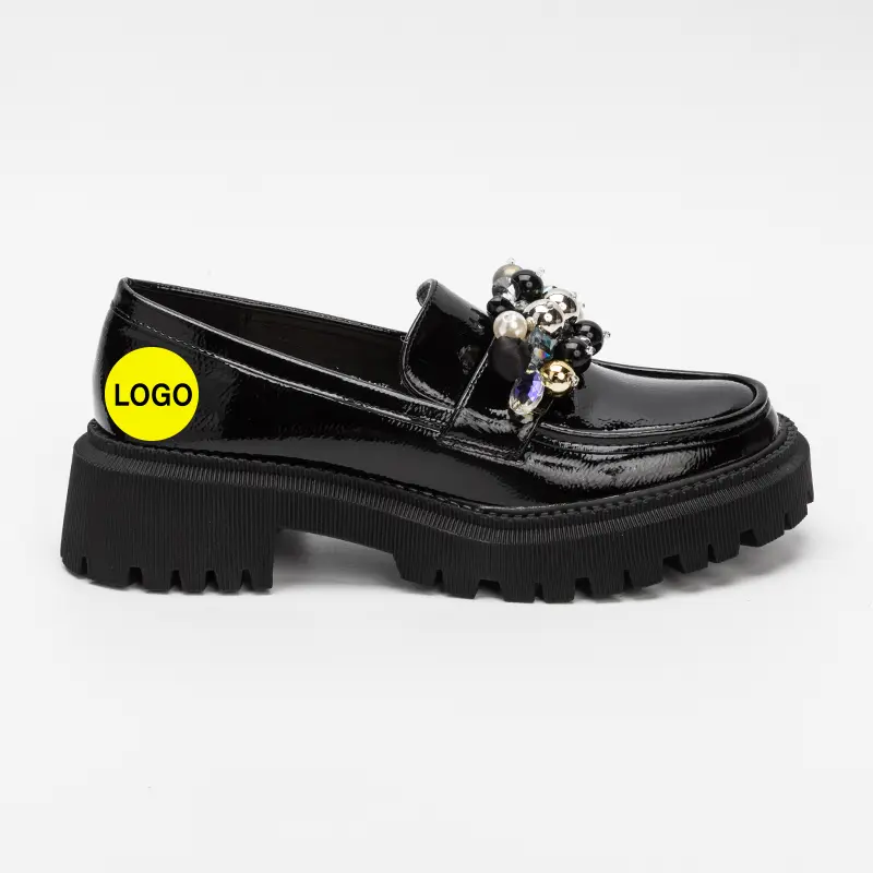 China Women Premium Loafers with Pearls Decoration Manufacturers, Factories