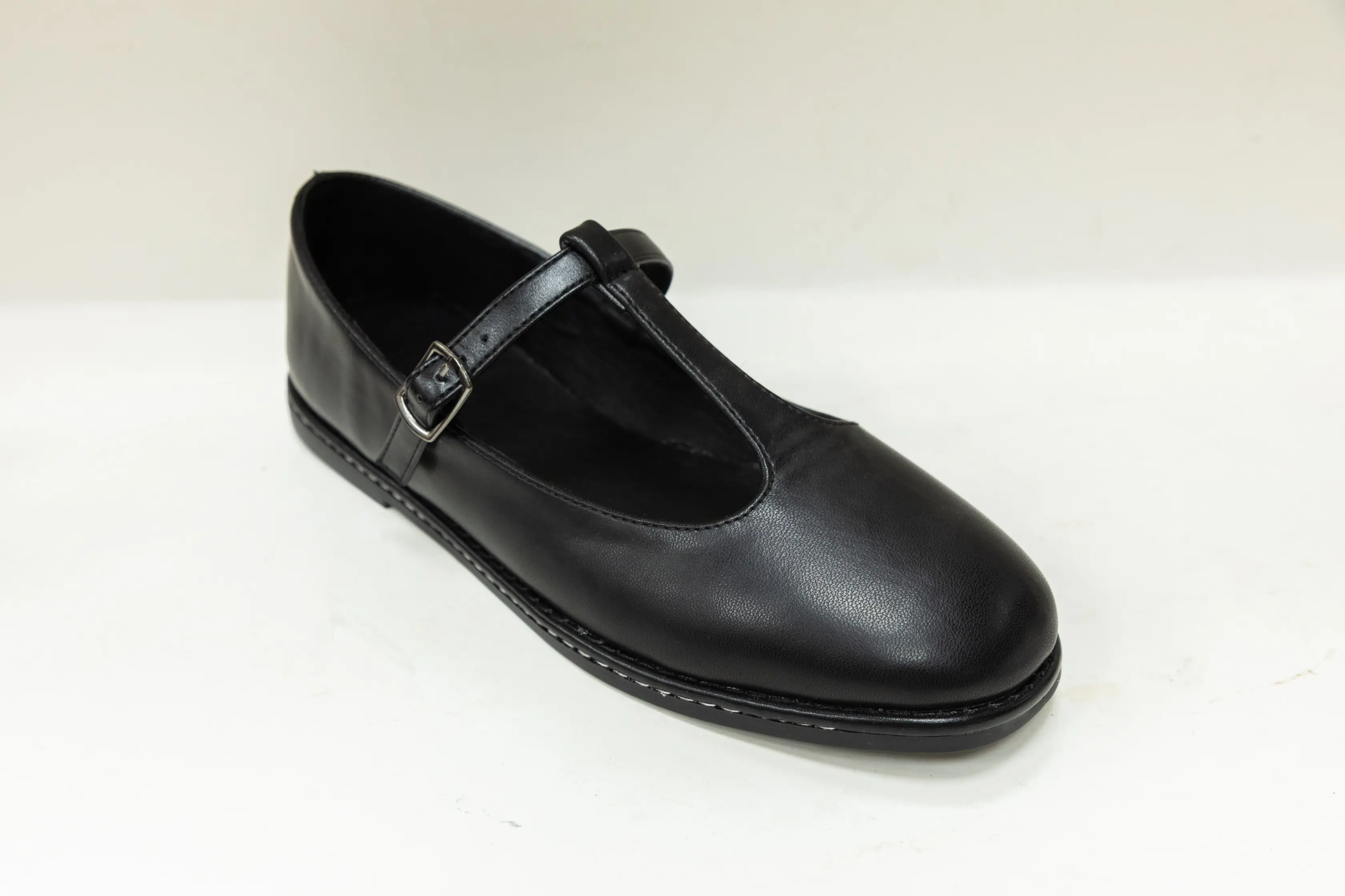 Custom Classic All Black Ladies Ballerina Shoes