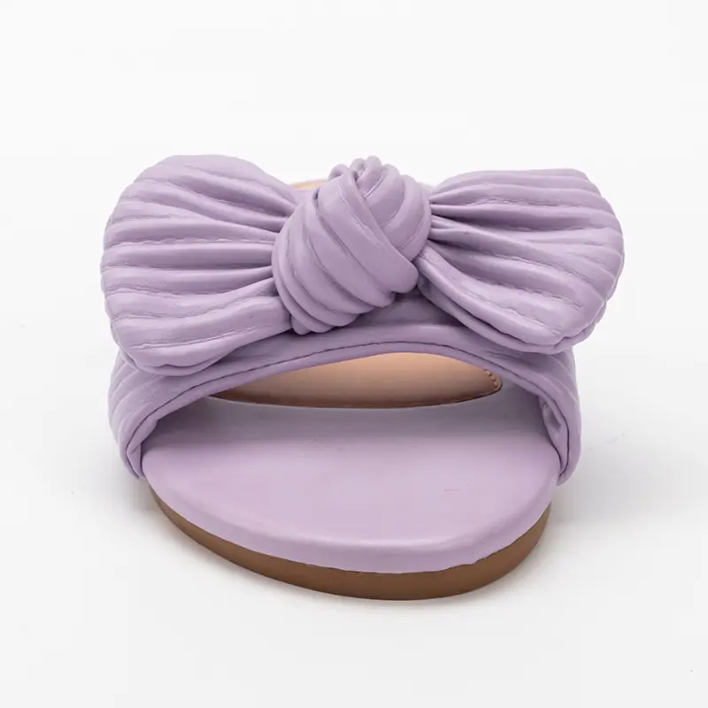 Wholesale Elegant Custom Women's Flat with Bow Manufacturers, Manufacturer