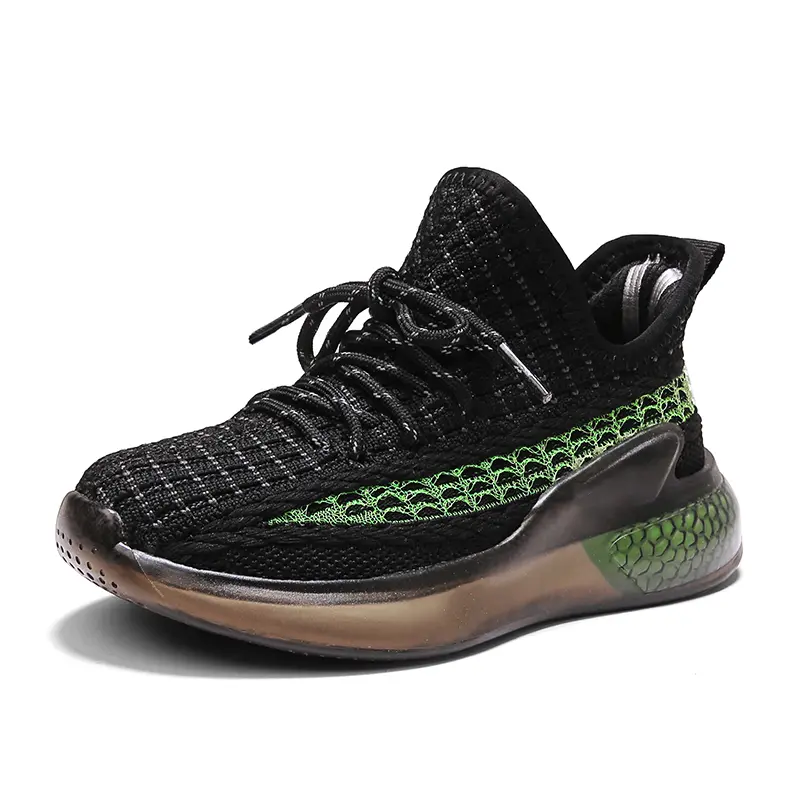 High-Quality Customizable Fly Woven Upper Children Sport Shoes Suppliers, Factory