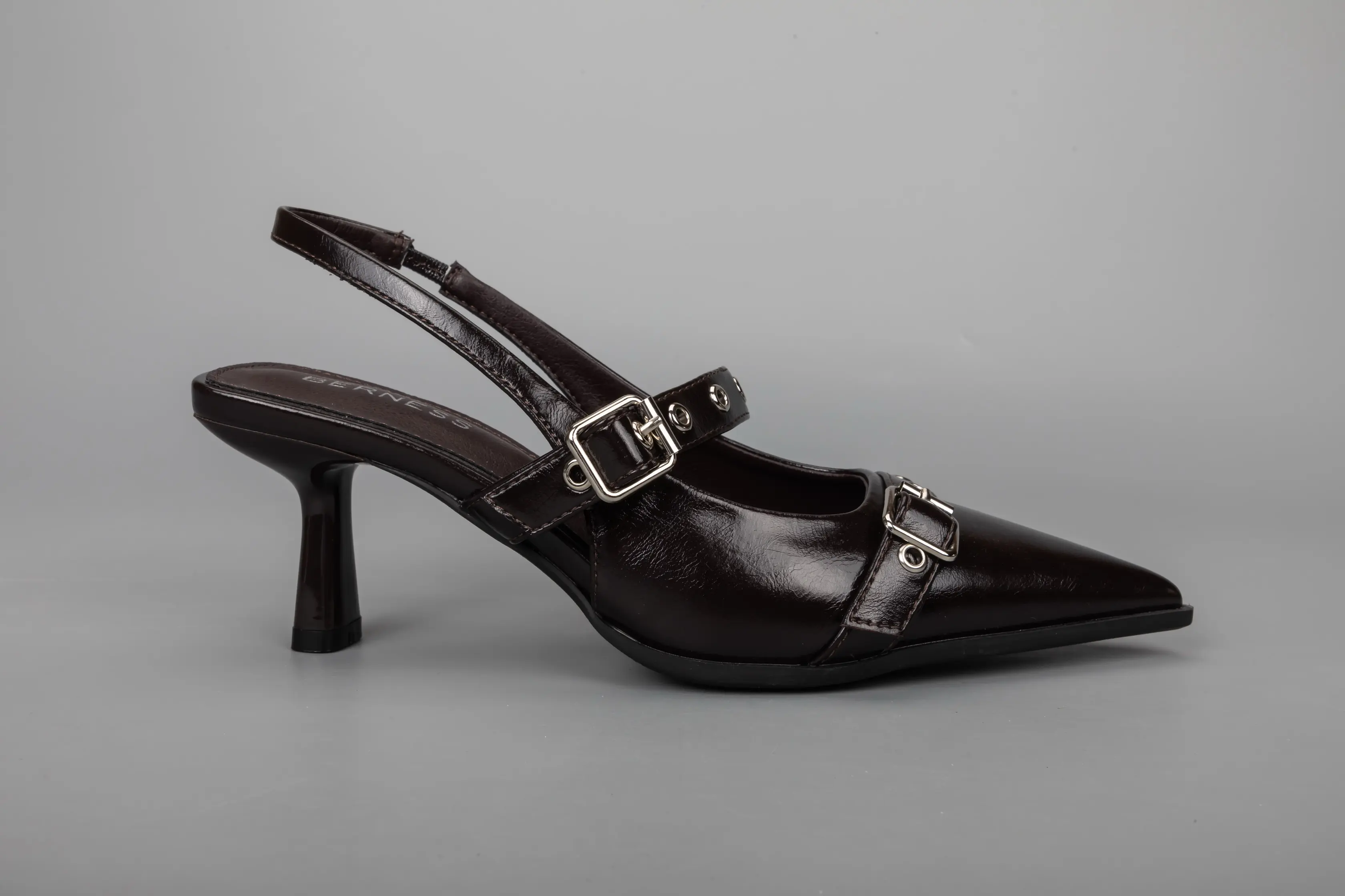 Custom Buckle Slingback Ladies Heels – OEM/ODM Manufacturer for Fashion Brands