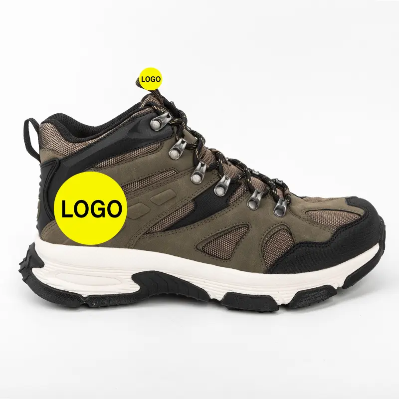 Custom Men Hiking Shoes with Rubber Sole