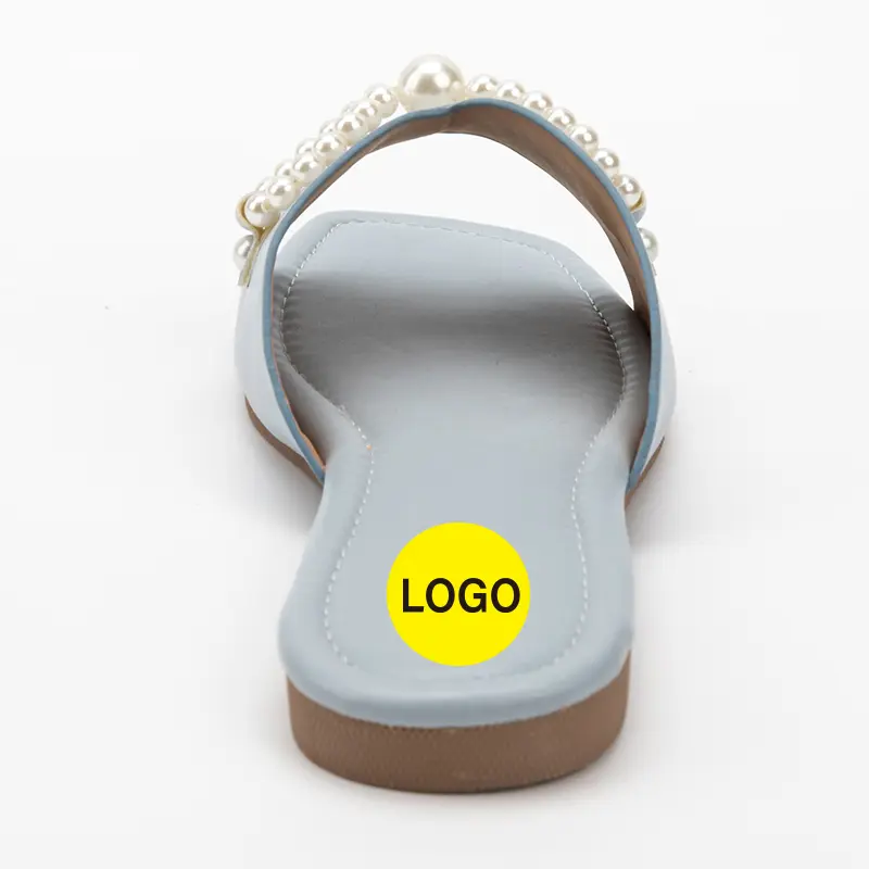 China Women’s Flat Sandals with Pearl Decoration Suppliers, Supplier