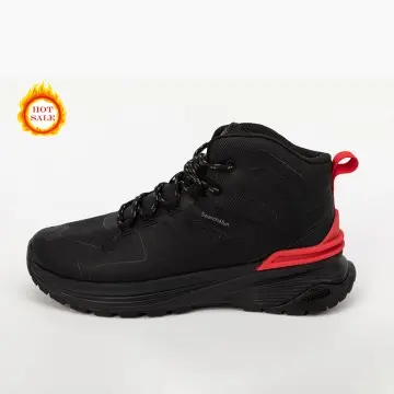 High Top All Black Men Hiking Shoes