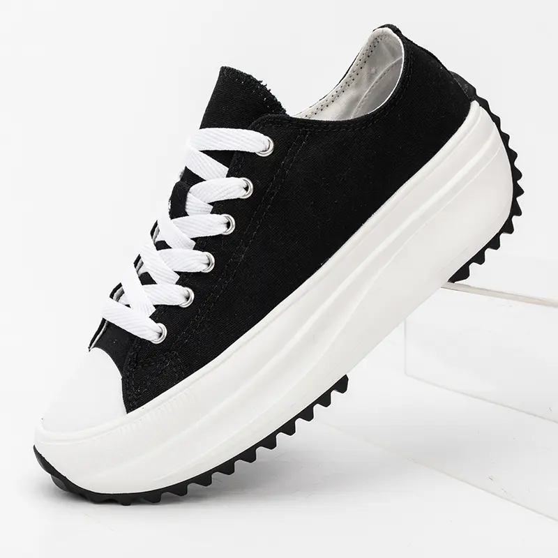 Low Top Ladies Canvas Shoe Detail
