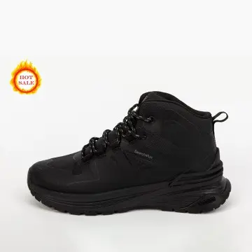 All Black Men Hiking Shoes