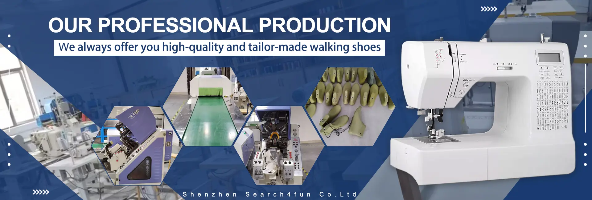 Search4Fun footwear quality control and production inspection process