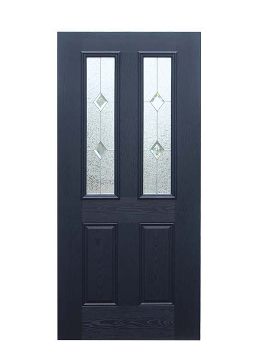 Factory Popular Design Fiberglass Exterior Door Entry Front Doors
