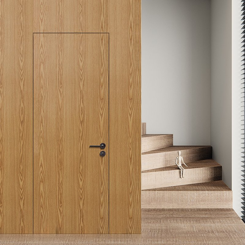 Invisible Wooden Room Door Consealed Secret House Door with Hidden Hinge