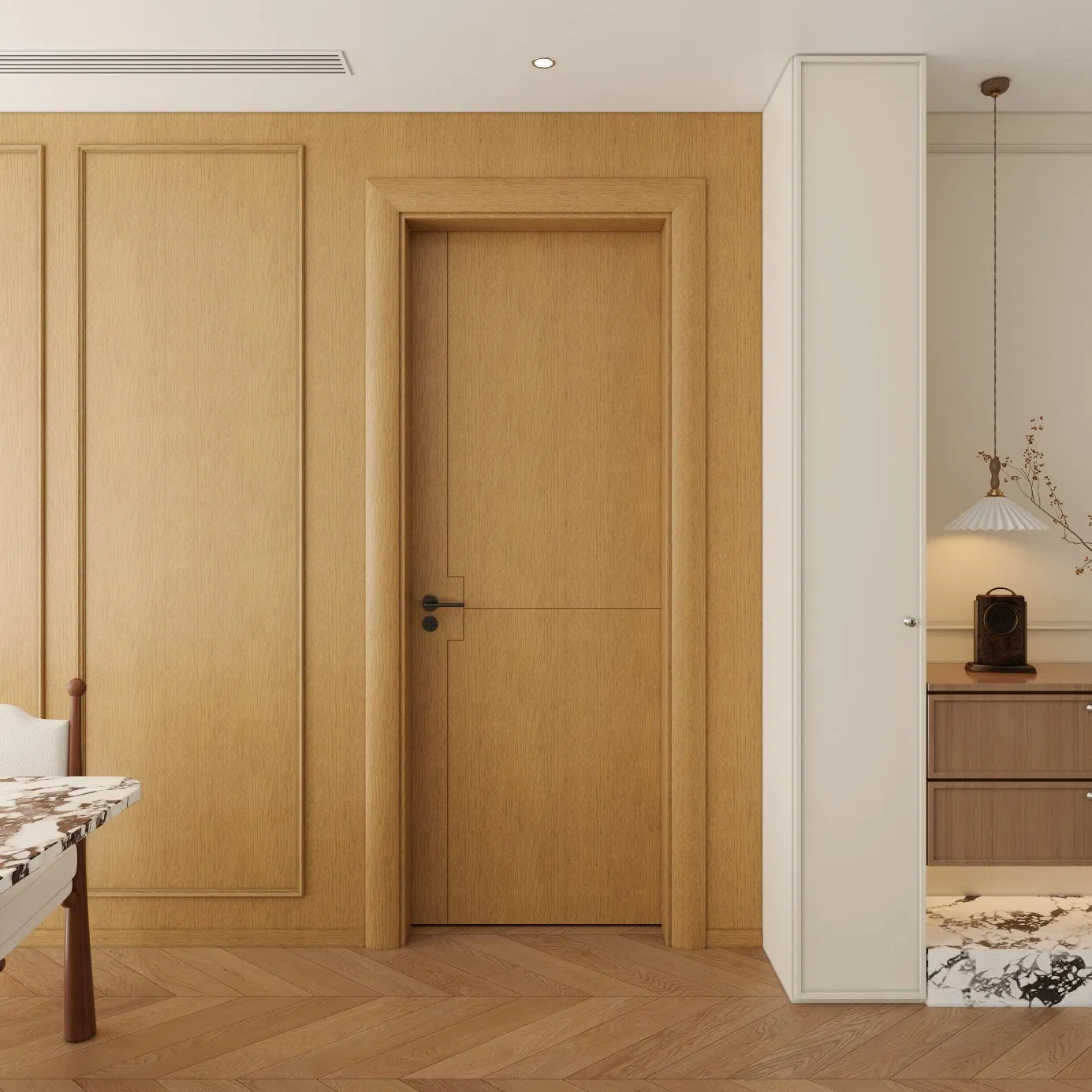 Customizable UPVC Panel Door for Residential and Commercial Use