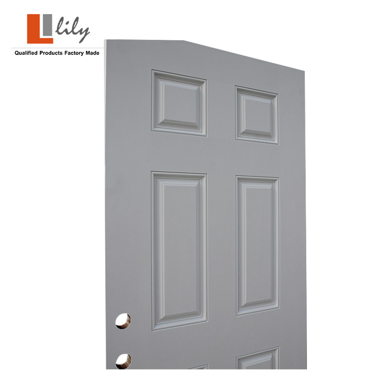 Waterproof Fiberglass Entry Door with Wood Look Frame
