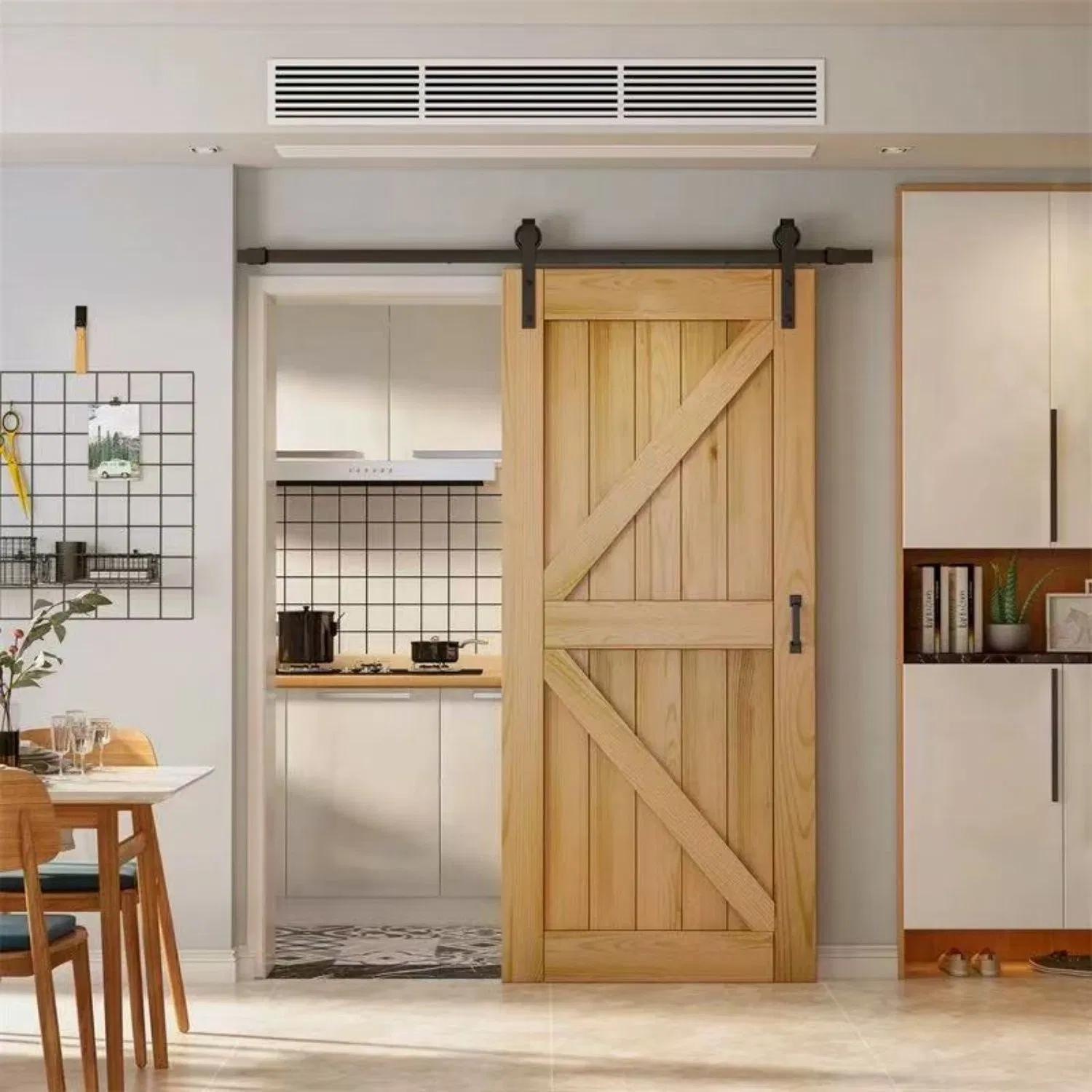 Premium Eco-Friendly Sliding Barn Door with Factory Direct Sales